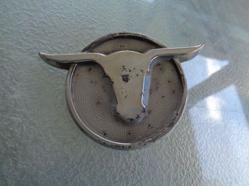 1957 1958 ford ranchero chrome tail gate  bull  piece