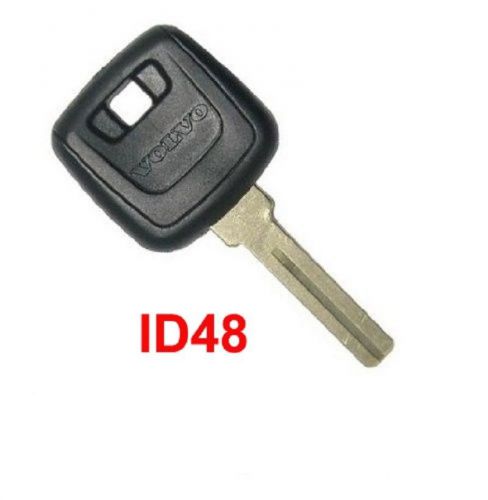 Uncut blade ignit transponder chip key for volvo vehicles 9203132 whit id48 chip