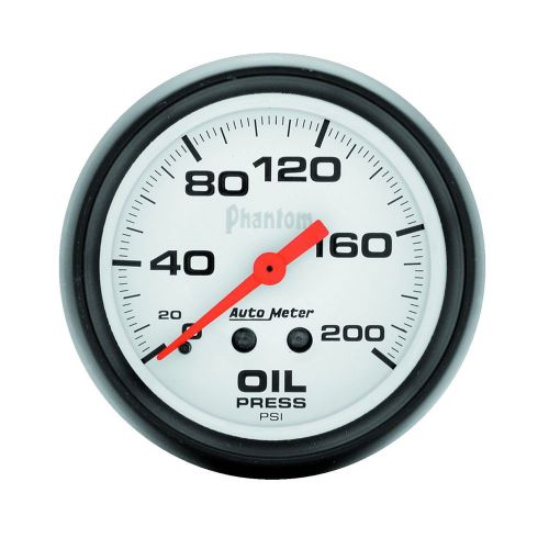 Auto meter 5822 phantom; mechanical oil pressure gauge