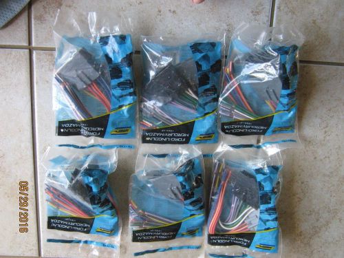 New lot of 6 metra 70-1770 wire harness plugs adapter ford mazda mercury lincoln