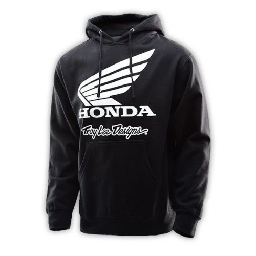 Troy lee designs 2016 honda wing mens pullover hoodie black/white
