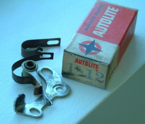 Nos autolite 1-12 contact set points 1939 -54 packard 8 cyl 354263