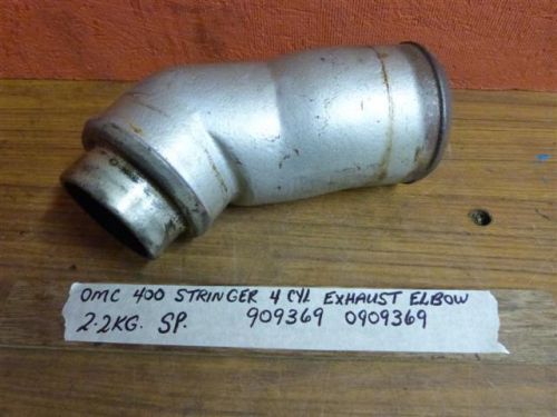 Omc 400 stringer stern drive 2.5l 3.0l 120hp 140hp 4cyl 1977-1985 exhaust elbow