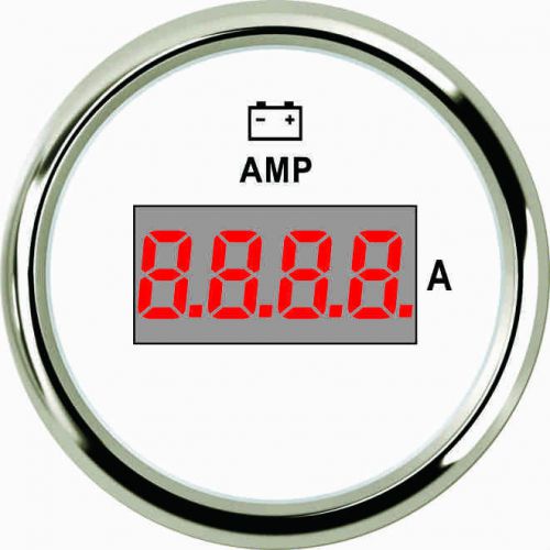 52mm white digital ampere gauge ±150a pea2-ws±150 (800-00151)