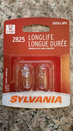 License light bulb-long life blister pack twin front/rear sylvania 2825ll.bp2