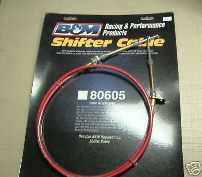 B&amp;m 5 foot shifter cable 80605 star mega quick silver pro stick chevy ford mopar