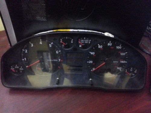 Audi audi a4 speedometer (cluster), mph, w/o trip computer 97
