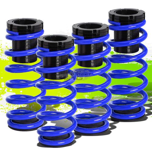 For 85-98 vw golf/jetta front+rear racing coilover 1-3&#034;lowering coil spring blue
