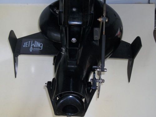 Jet wing jwii outboard jet drive motor steering control