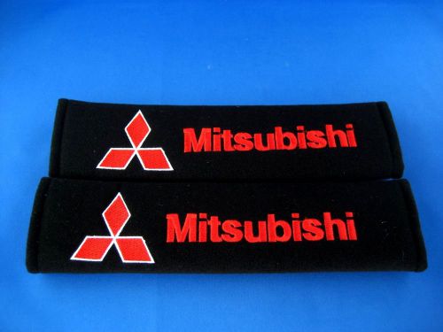 2x mitsubishi seat belt cover shoulder pads covers cushion for shogun evo galant