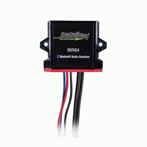 Installbay ibr64 bluetooth audio receiver waterproof wire harness - polybag pack