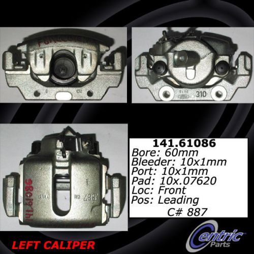 Centric disc brake caliper- premium semi-loaded, re-manufactured