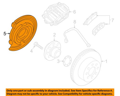 Gm oem-brake backing plate 19178785