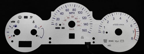 160mph indiglo glow gauge silver reverse luminescent face for 2004 nissan maxima