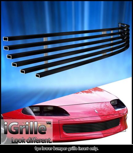 Fits 93-97 chevy camaro black stainless steel billet grille insert