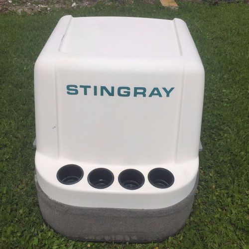 Stingray ski boat engine cover