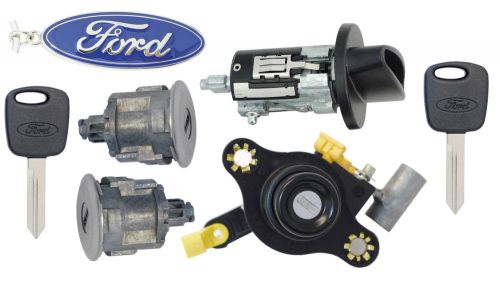 Ford explorer lock set w/2 keys- ignition cylinder, doors, liftgate 1997-2000