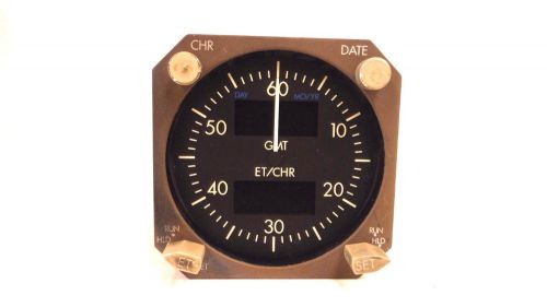 Aircraft digital electronic chronometer 2610 -08-1 by ads inc.
