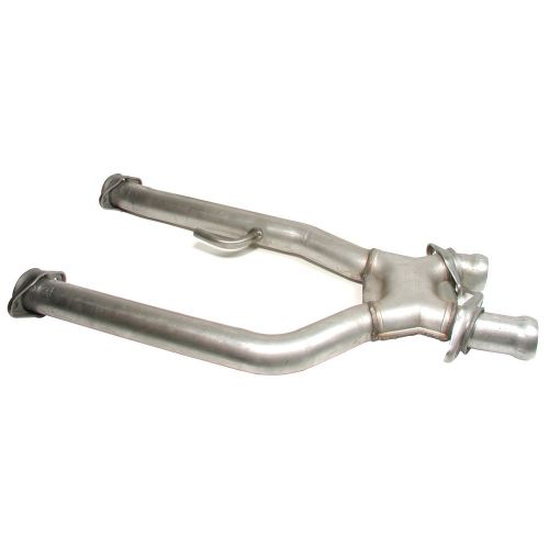 Bbk performance 1660 high-flow short mid x-pipe assembly fits 79-93 mustang