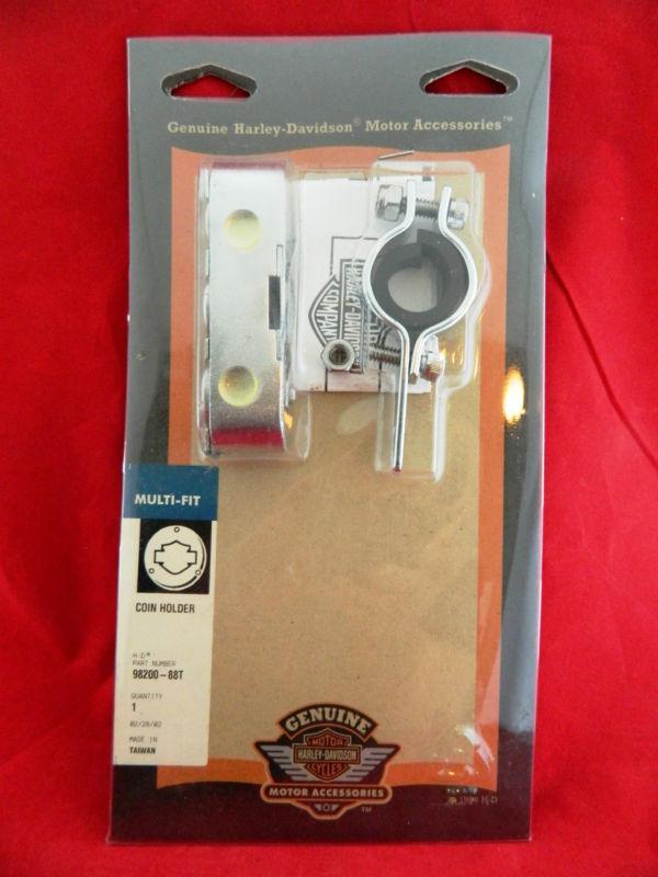 Harley davidson coin holder - genuine accessory - brand new in sealed wrapper