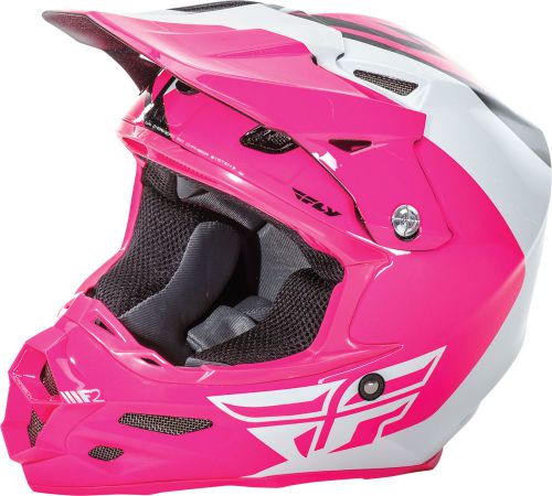 Fly racing 73-41292x f2 carbon pure helmet pink/white/black 2x