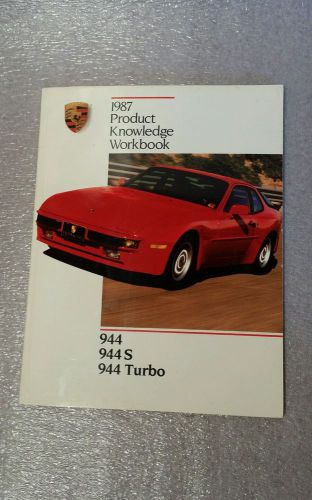 Original 1987 porsche salesman product knowledge book 944, 944s, 944 turbo