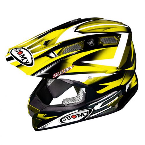 Suomy carbon alpha bike yellow helmet 2x-large