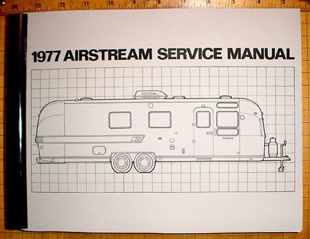 1977  airstream  factory service manual
