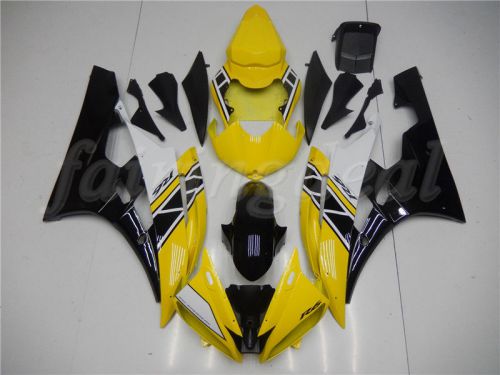 Injection yellow black abs bodywork fairing fit for 2006 2007 yamaha yzf r6 f50