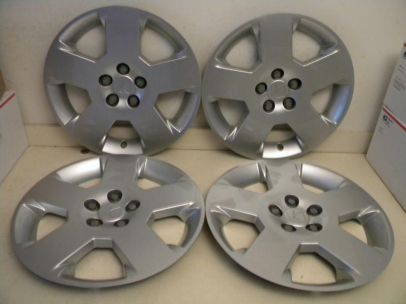 2007-2010 gm saturn aura hubcaps wheel covers  factory oem set-4, part# 9595617