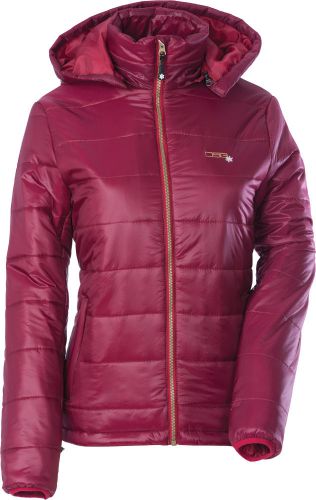 Divas 97141 hooded puffer jacket 3x garnet red