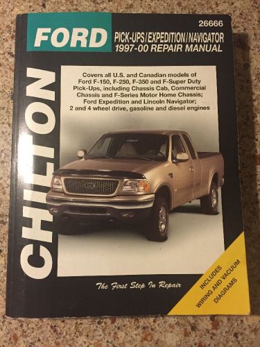 Chilton ford pick-ups expedition navigator 1997-00 repair manual