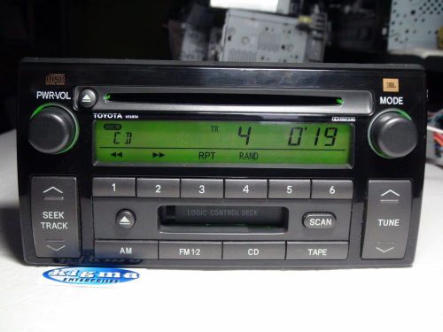 Toyota camry 2002 2003 2004 cd cassette player jbl delco ad6806 tested 58015bg