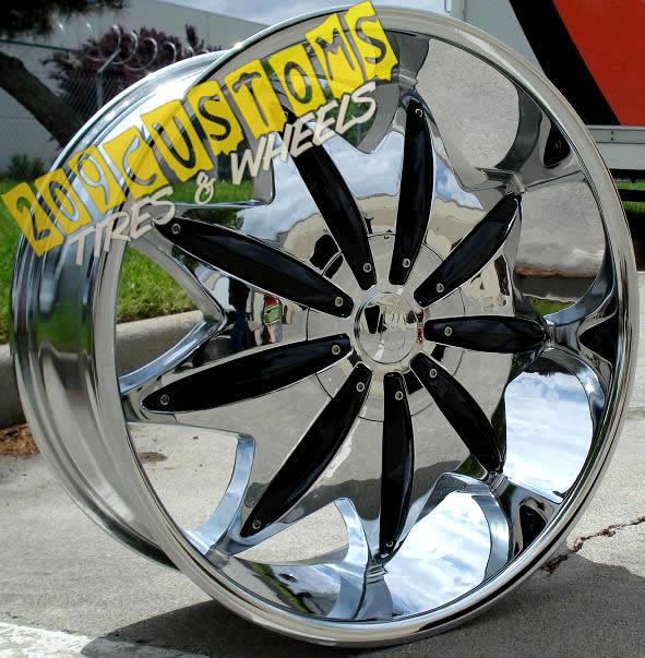 22" inch wheels rims tires rsw88 5x115 5x120 +13 offset 22x9.5 lincoln aviator