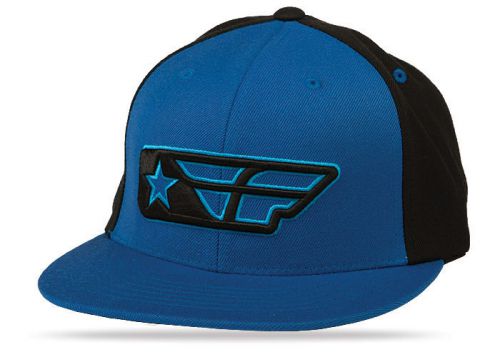 Fly racing f-star 2015 mens snapback hat blue/black