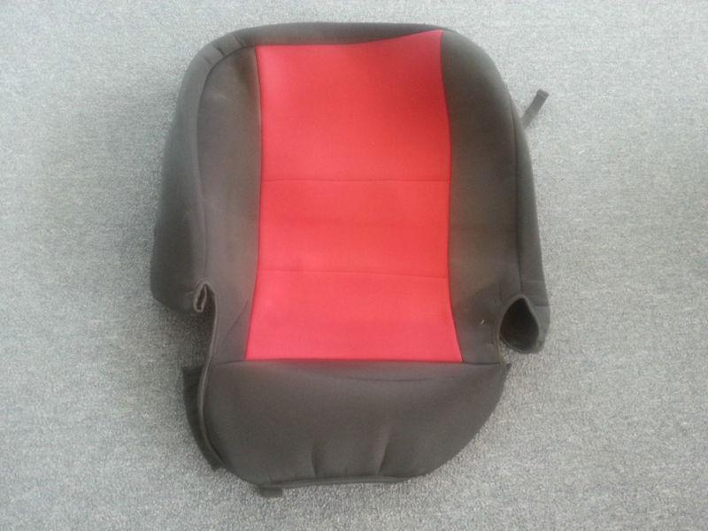 Neoprene Front and Rear Seat Covers Fits Jeep Wrangler Red and Black Fitted, US $29.69, image 2