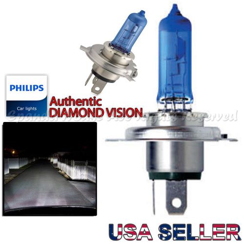 H4/9003 philips genuine diamond high low 5000k headlight bulbs for usa jdm car