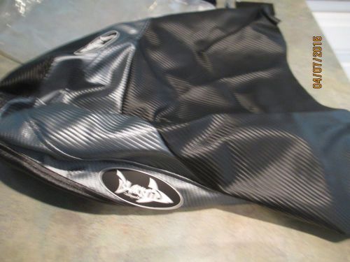 Sbt kawasaki  seat cover ultra 260 300 cruiser style carbon fiber black silver