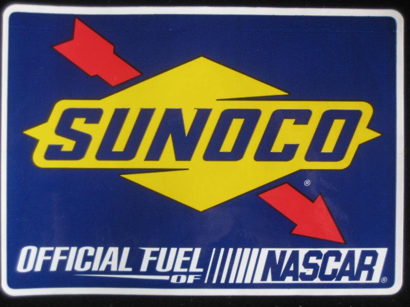 Big sunoco official fuel of nascar decal sticker for auto / vechicle - new