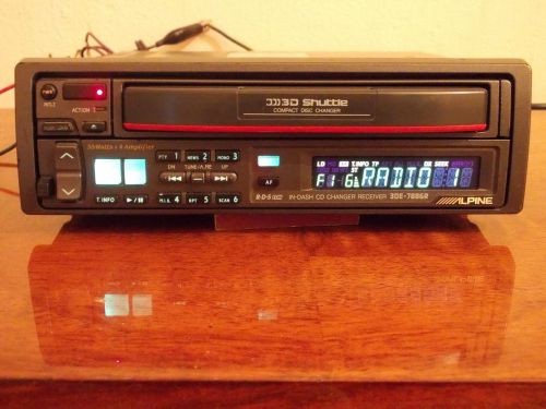 Old school alpine 3de-7886r in-dash cd changer receiver