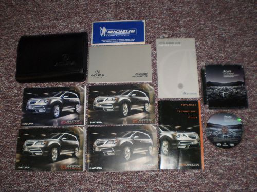 2010 acura mdx complete suv owners manual books navigation guide case all models