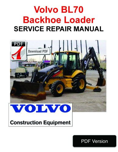 Volvo bl70 backhoe loader service repair manual