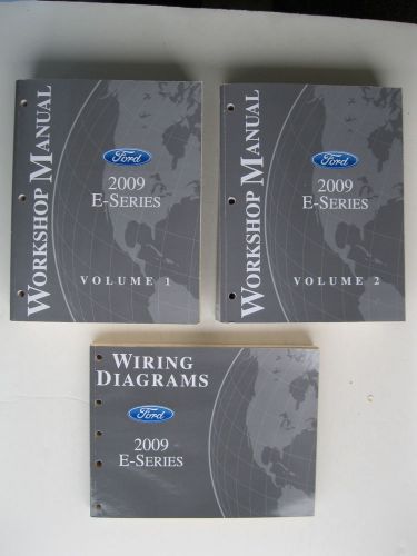 Service  manual set + wiring diagrams for 2009 ford e series e150 250 350