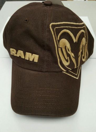 Ram cap with large ram emblem