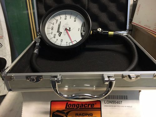 Longacre precision series tire gauge 0-60 psi w/ang w/case