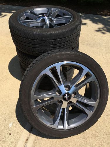 Set of 4 oem premium mustang 17x7 5x4.5 wheels (rims and tires package)