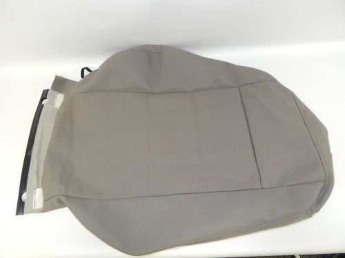 New oem 2000-2001 audi a4 s4 front left seat backrest cover mussel gray cloth