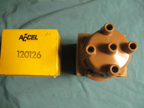 Vintage 60&#039;s accel nos distributor cap 120126 4cyl general motors 1962-1973 mint