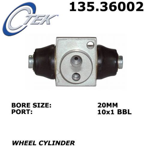 Drum brake wheel cylinder-c-tek standard wheel cylinder rear fits 01-03 l200