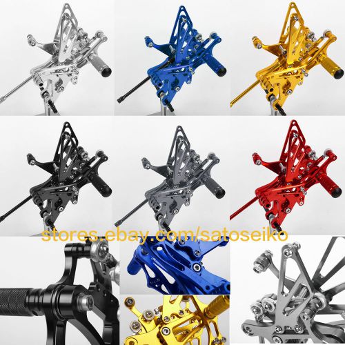 8 colors for kawasaki z750 2004-2006 cnc adjustable rear sets foot pegs pedals
